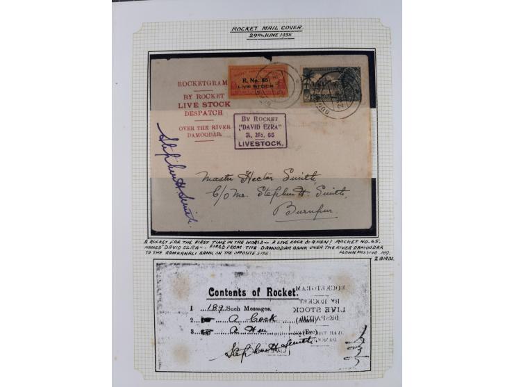 1935/38, Sammlung mit 35 Briefen und Karten/Ganzsachen, dabei u.a. Hopferwieser Nr. SS-10, SS-14, SS-18, SS-18, SS-21, SS-24,