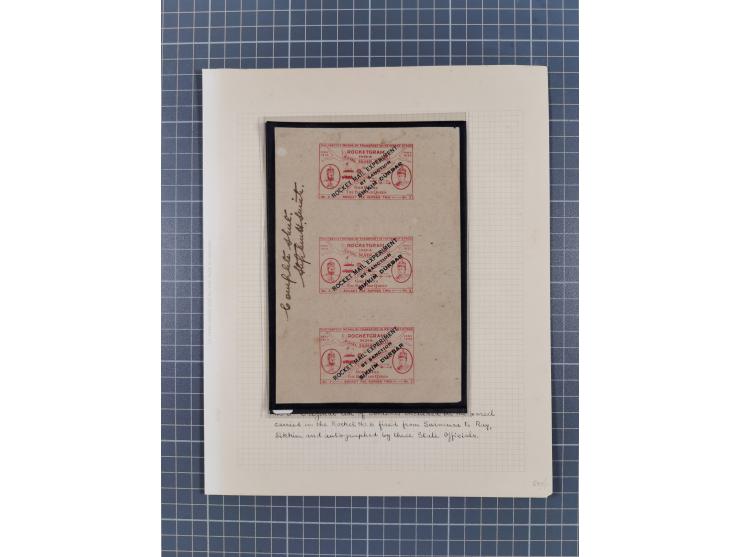 Indien: 1935/38, interessante Sammlung der Vignetten, dabei Probedrucke, Kleinbogen, Kehrdruckpaare und weitere Besonderheite