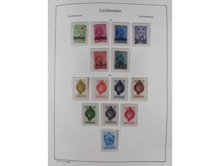 1912/85, postfrische und ungebrauchte Sammlung, in den Hauptnummern fast komplett mit Block 1, zusätzlich einige moderne FDC