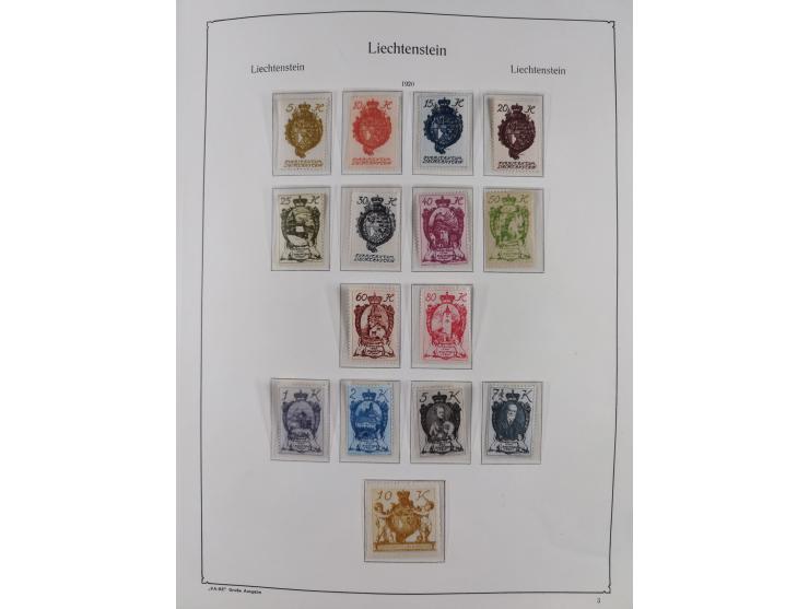 1912/85, postfrische und ungebrauchte Sammlung, in den Hauptnummern fast komplett mit Block 1, zusätzlich einige moderne FDC