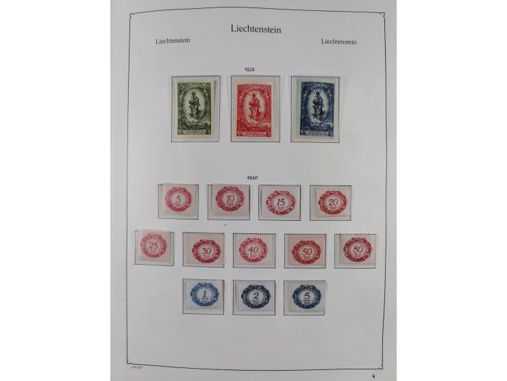 1912/85, postfrische und ungebrauchte Sammlung, in den Hauptnummern fast komplett mit Block 1, zusätzlich einige moderne FDC