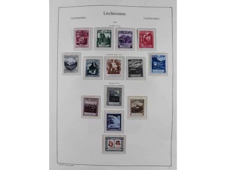 1912/85, postfrische und ungebrauchte Sammlung, in den Hauptnummern fast komplett mit Block 1, zusätzlich einige moderne FDC