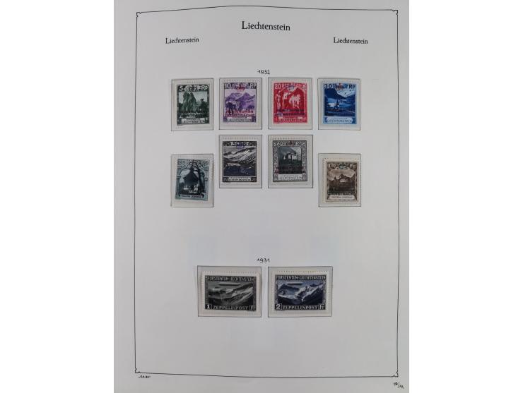 1912/85, postfrische und ungebrauchte Sammlung, in den Hauptnummern fast komplett mit Block 1, zusätzlich einige moderne FDC