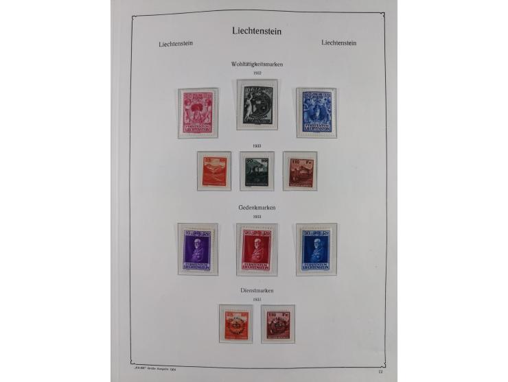 1912/85, postfrische und ungebrauchte Sammlung, in den Hauptnummern fast komplett mit Block 1, zusätzlich einige moderne FDC