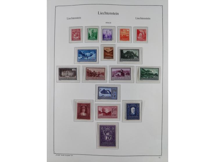 1912/85, postfrische und ungebrauchte Sammlung, in den Hauptnummern fast komplett mit Block 1, zusätzlich einige moderne FDC