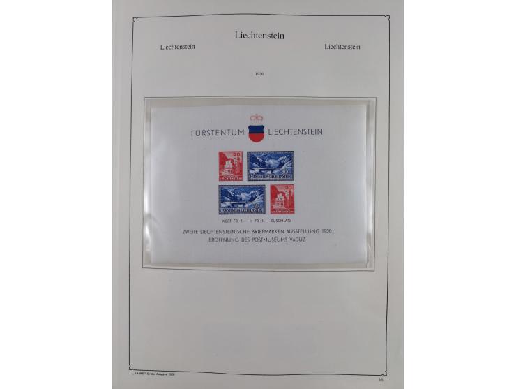 1912/85, postfrische und ungebrauchte Sammlung, in den Hauptnummern fast komplett mit Block 1, zusätzlich einige moderne FDC