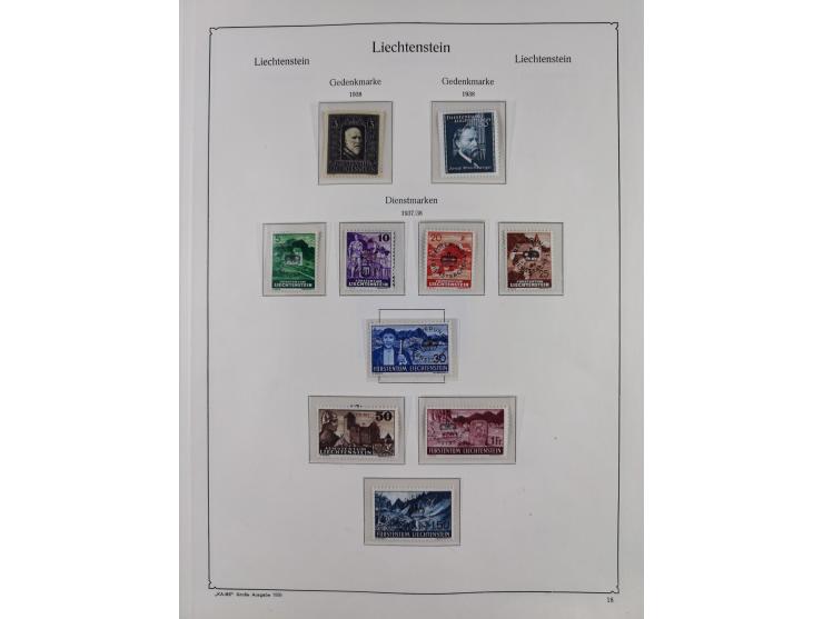 1912/85, postfrische und ungebrauchte Sammlung, in den Hauptnummern fast komplett mit Block 1, zusätzlich einige moderne FDC