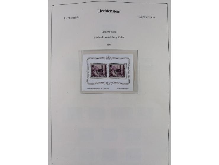 1912/85, postfrische und ungebrauchte Sammlung, in den Hauptnummern fast komplett mit Block 1, zusätzlich einige moderne FDC