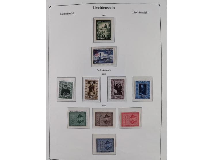 1912/85, postfrische und ungebrauchte Sammlung, in den Hauptnummern fast komplett mit Block 1, zusätzlich einige moderne FDC