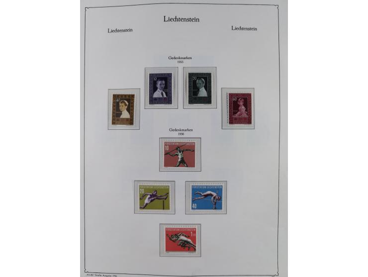 1912/85, postfrische und ungebrauchte Sammlung, in den Hauptnummern fast komplett mit Block 1, zusätzlich einige moderne FDC