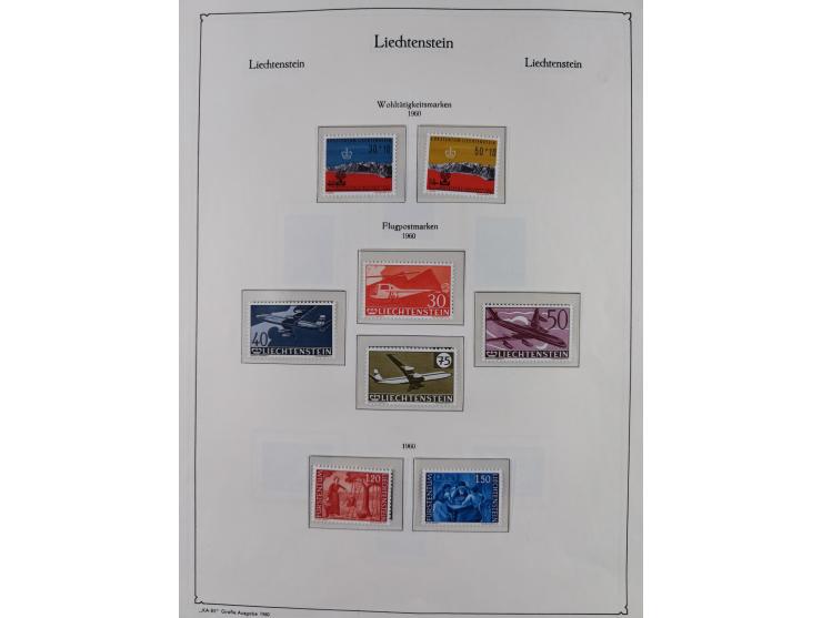 1912/85, postfrische und ungebrauchte Sammlung, in den Hauptnummern fast komplett mit Block 1, zusätzlich einige moderne FDC