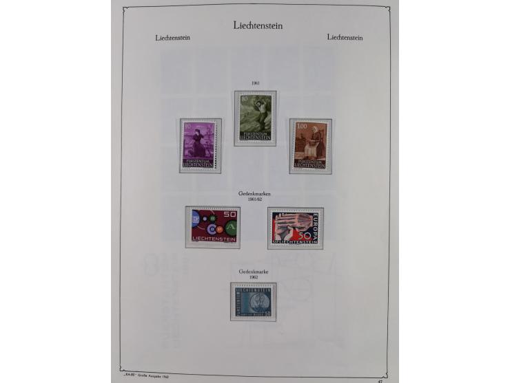 1912/85, postfrische und ungebrauchte Sammlung, in den Hauptnummern fast komplett mit Block 1, zusätzlich einige moderne FDC