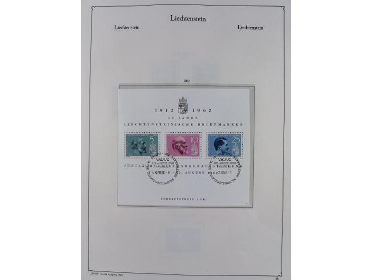 1912/85, postfrische und ungebrauchte Sammlung, in den Hauptnummern fast komplett mit Block 1, zusätzlich einige moderne FDC