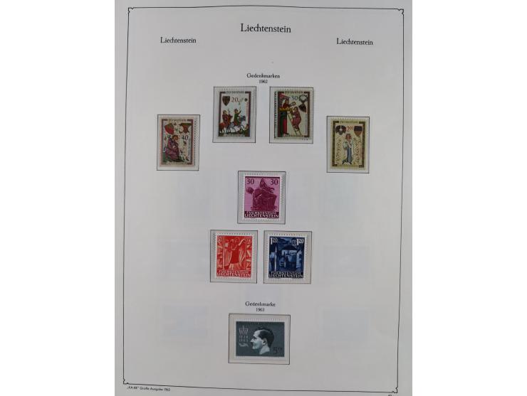 1912/85, postfrische und ungebrauchte Sammlung, in den Hauptnummern fast komplett mit Block 1, zusätzlich einige moderne FDC