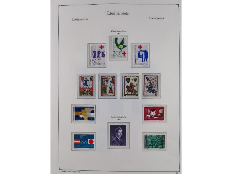 1912/85, postfrische und ungebrauchte Sammlung, in den Hauptnummern fast komplett mit Block 1, zusätzlich einige moderne FDC