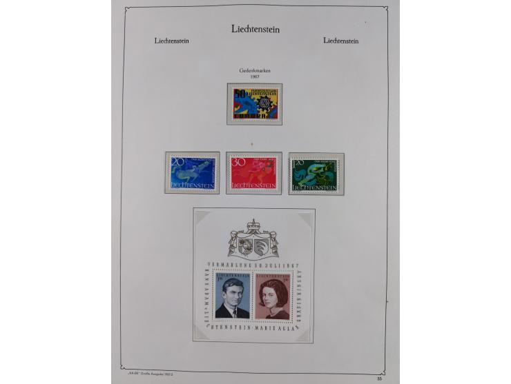 1912/85, postfrische und ungebrauchte Sammlung, in den Hauptnummern fast komplett mit Block 1, zusätzlich einige moderne FDC