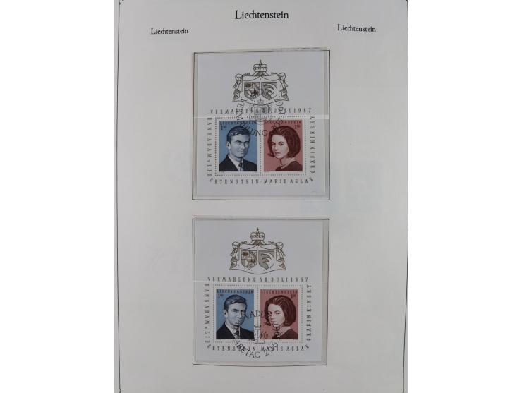 1912/85, postfrische und ungebrauchte Sammlung, in den Hauptnummern fast komplett mit Block 1, zusätzlich einige moderne FDC