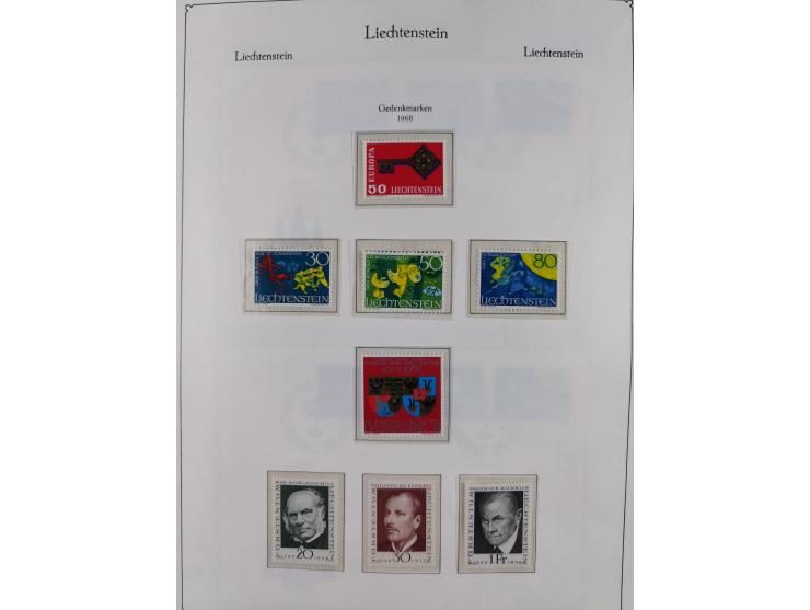 1912/85, postfrische und ungebrauchte Sammlung, in den Hauptnummern fast komplett mit Block 1, zusätzlich einige moderne FDC