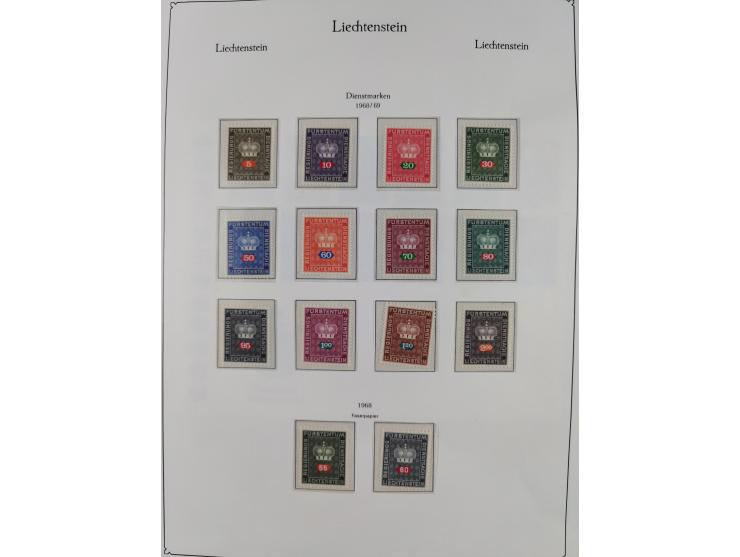 1912/85, postfrische und ungebrauchte Sammlung, in den Hauptnummern fast komplett mit Block 1, zusätzlich einige moderne FDC