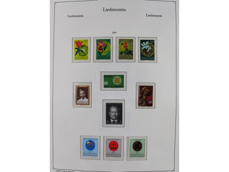 1912/85, postfrische und ungebrauchte Sammlung, in den Hauptnummern fast komplett mit Block 1, zusätzlich einige moderne FDC