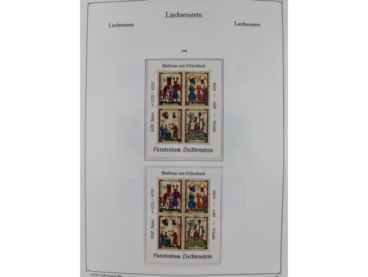 1912/85, postfrische und ungebrauchte Sammlung, in den Hauptnummern fast komplett mit Block 1, zusätzlich einige moderne FDC