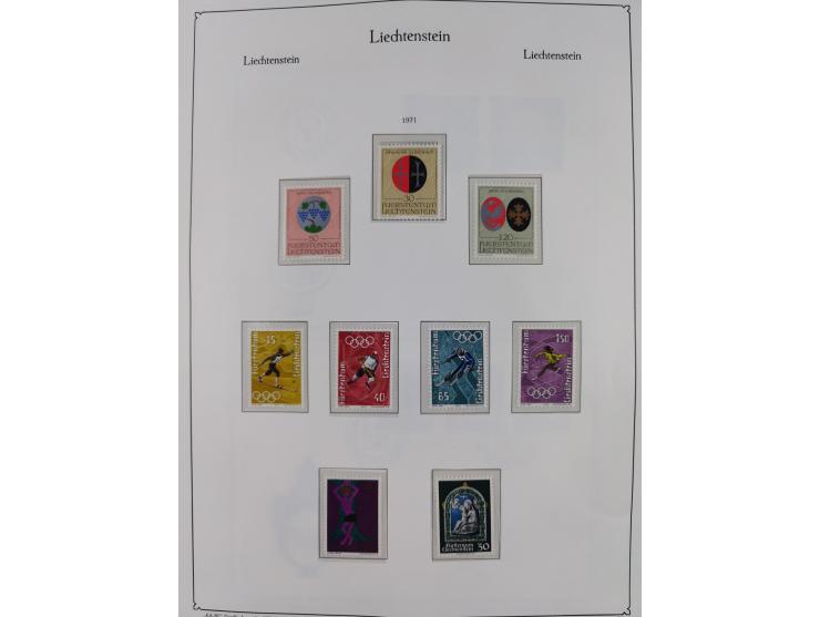 1912/85, postfrische und ungebrauchte Sammlung, in den Hauptnummern fast komplett mit Block 1, zusätzlich einige moderne FDC