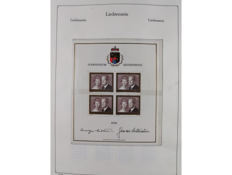 1912/85, postfrische und ungebrauchte Sammlung, in den Hauptnummern fast komplett mit Block 1, zusätzlich einige moderne FDC