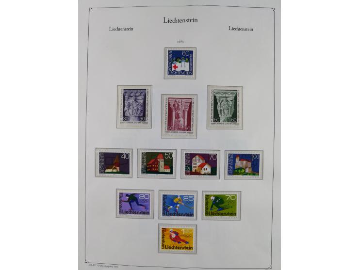 1912/85, postfrische und ungebrauchte Sammlung, in den Hauptnummern fast komplett mit Block 1, zusätzlich einige moderne FDC