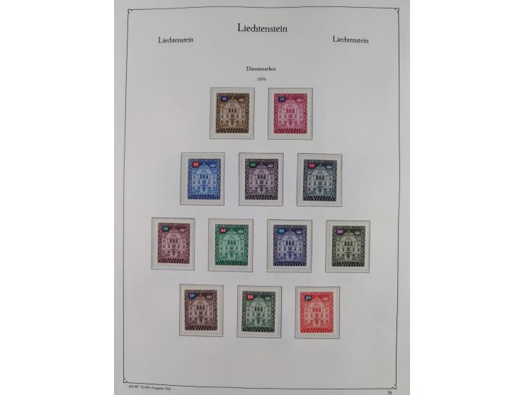 1912/85, postfrische und ungebrauchte Sammlung, in den Hauptnummern fast komplett mit Block 1, zusätzlich einige moderne FDC