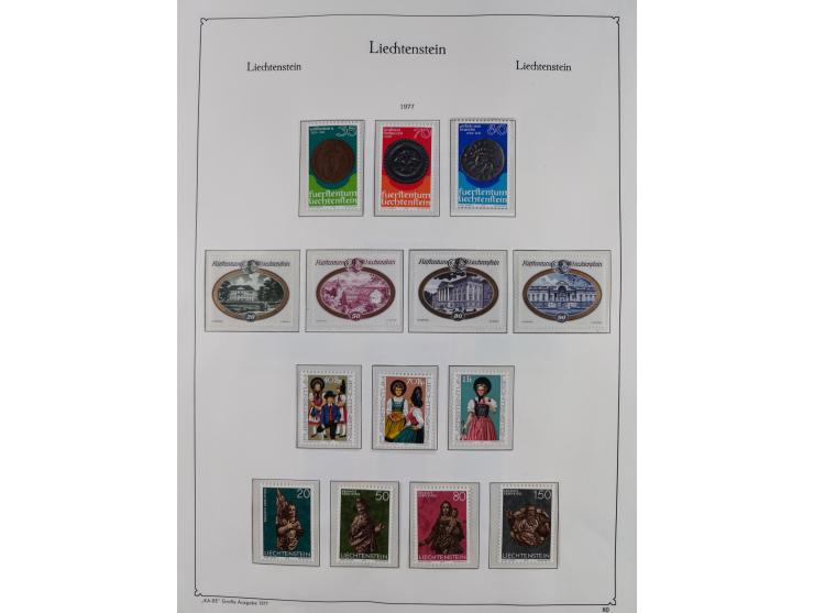 1912/85, postfrische und ungebrauchte Sammlung, in den Hauptnummern fast komplett mit Block 1, zusätzlich einige moderne FDC