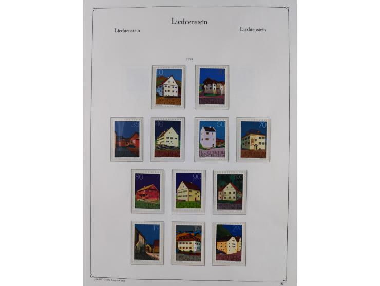 1912/85, postfrische und ungebrauchte Sammlung, in den Hauptnummern fast komplett mit Block 1, zusätzlich einige moderne FDC