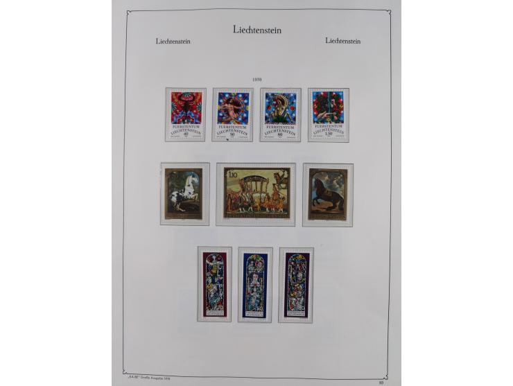 1912/85, postfrische und ungebrauchte Sammlung, in den Hauptnummern fast komplett mit Block 1, zusätzlich einige moderne FDC