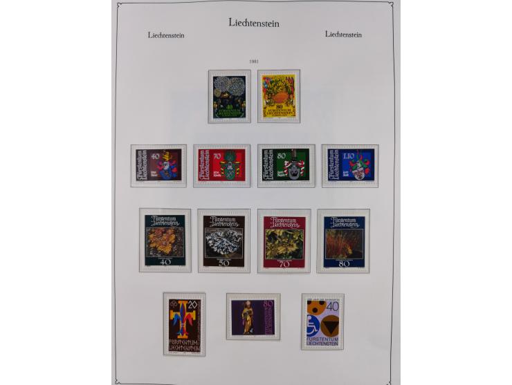 1912/85, postfrische und ungebrauchte Sammlung, in den Hauptnummern fast komplett mit Block 1, zusätzlich einige moderne FDC