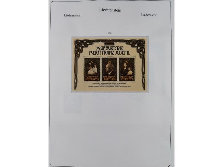 1912/85, postfrische und ungebrauchte Sammlung, in den Hauptnummern fast komplett mit Block 1, zusätzlich einige moderne FDC