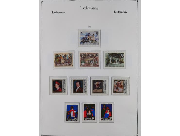 1912/85, postfrische und ungebrauchte Sammlung, in den Hauptnummern fast komplett mit Block 1, zusätzlich einige moderne FDC