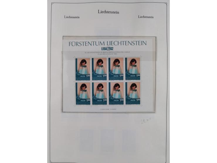 1912/85, postfrische und ungebrauchte Sammlung, in den Hauptnummern fast komplett mit Block 1, zusätzlich einige moderne FDC