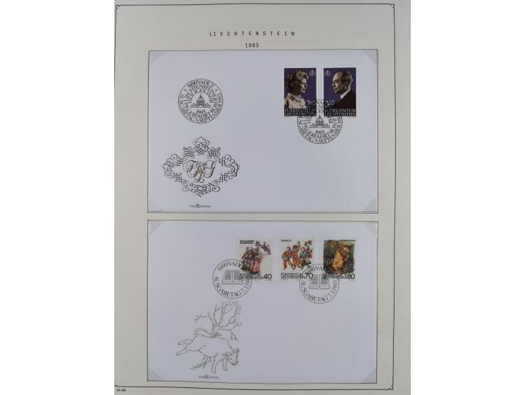 1912/85, postfrische und ungebrauchte Sammlung, in den Hauptnummern fast komplett mit Block 1, zusätzlich einige moderne FDC