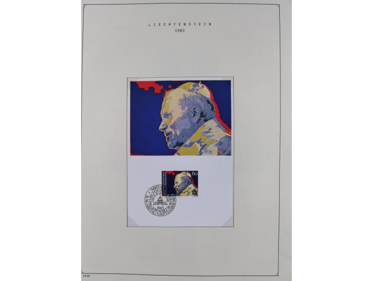 1912/85, postfrische und ungebrauchte Sammlung, in den Hauptnummern fast komplett mit Block 1, zusätzlich einige moderne FDC