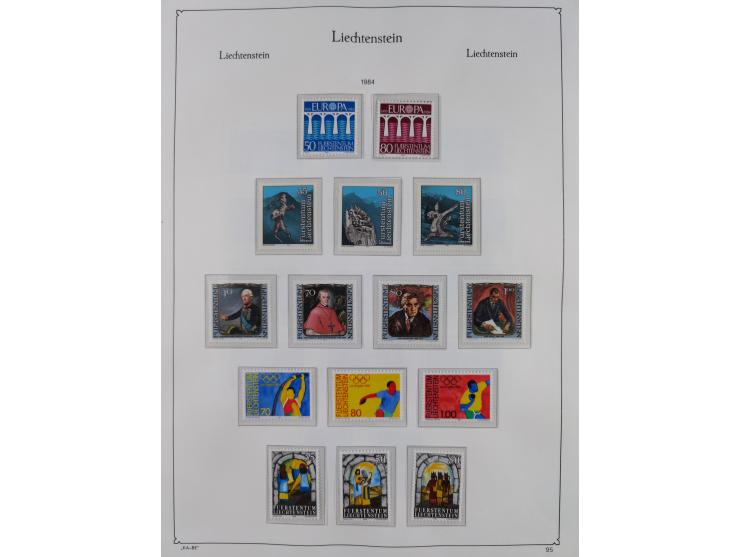 1912/85, postfrische und ungebrauchte Sammlung, in den Hauptnummern fast komplett mit Block 1, zusätzlich einige moderne FDC