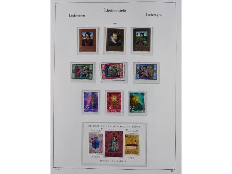 1912/85, postfrische und ungebrauchte Sammlung, in den Hauptnummern fast komplett mit Block 1, zusätzlich einige moderne FDC