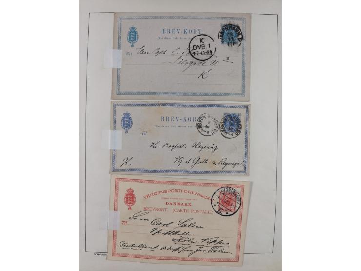 1870/1957, over 110 used postal stationery items, few covers, incl. interesting and better pieces, some Levant, Monaco, Turke