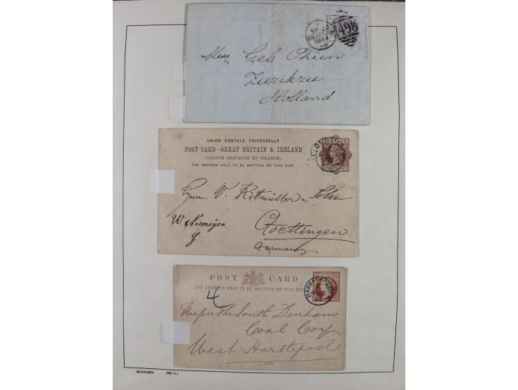 1870/1957, over 110 used postal stationery items, few covers, incl. interesting and better pieces, some Levant, Monaco, Turke