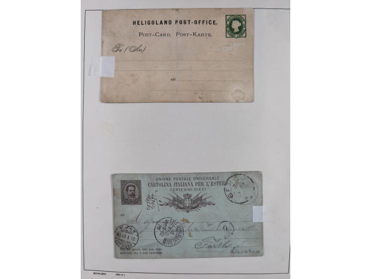 1870/1957, over 110 used postal stationery items, few covers, incl. interesting and better pieces, some Levant, Monaco, Turke