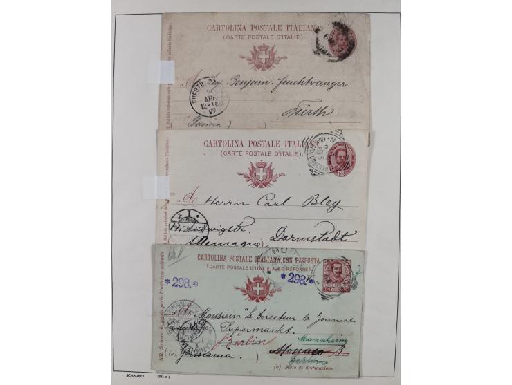 1870/1957, over 110 used postal stationery items, few covers, incl. interesting and better pieces, some Levant, Monaco, Turke