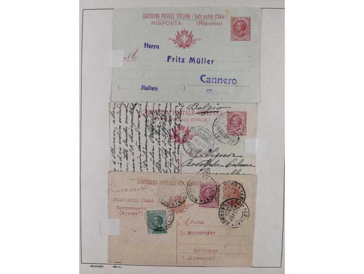 1870/1957, over 110 used postal stationery items, few covers, incl. interesting and better pieces, some Levant, Monaco, Turke