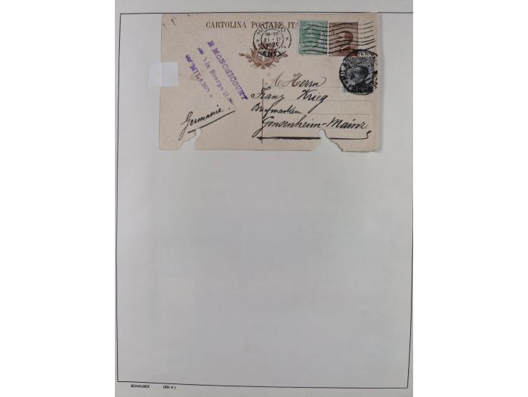 1870/1957, over 110 used postal stationery items, few covers, incl. interesting and better pieces, some Levant, Monaco, Turke