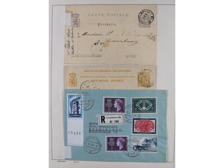 1870/1957, over 110 used postal stationery items, few covers, incl. interesting and better pieces, some Levant, Monaco, Turke