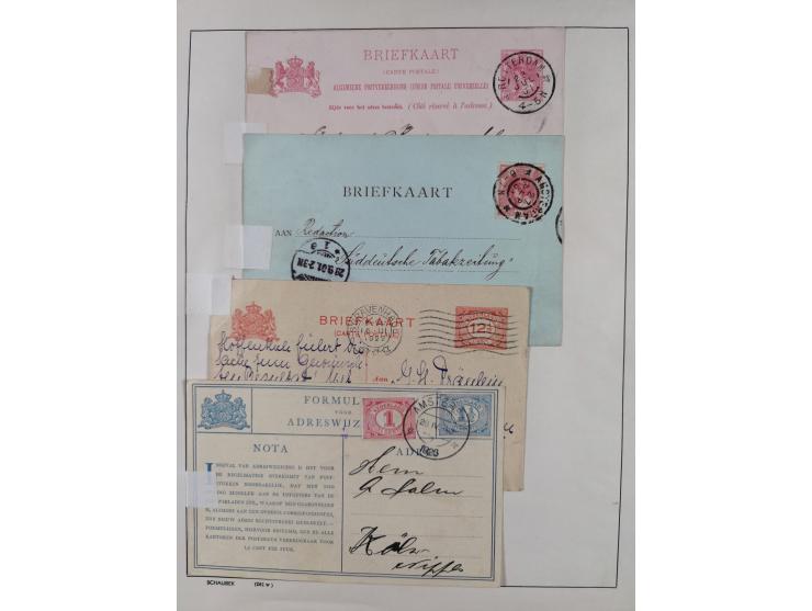 1870/1957, over 110 used postal stationery items, few covers, incl. interesting and better pieces, some Levant, Monaco, Turke