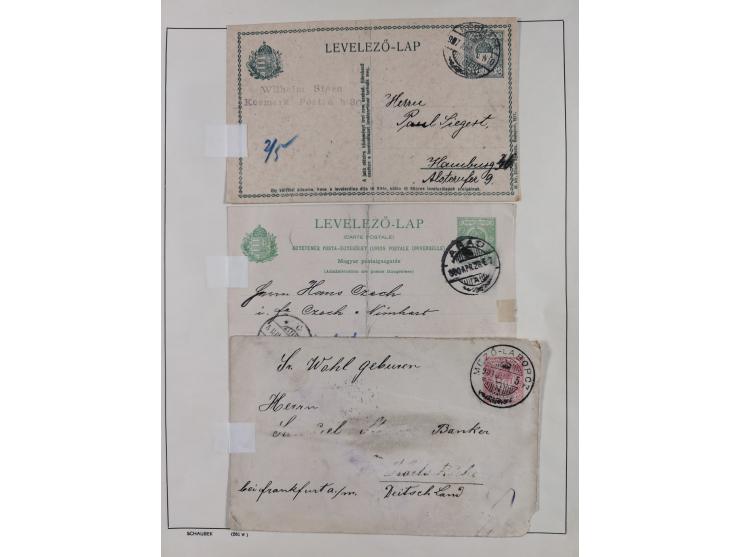 1870/1957, over 110 used postal stationery items, few covers, incl. interesting and better pieces, some Levant, Monaco, Turke