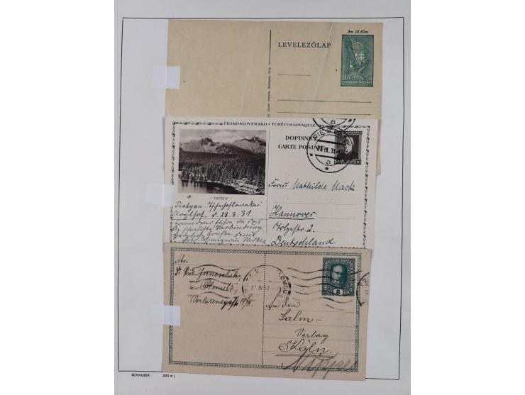 1870/1957, over 110 used postal stationery items, few covers, incl. interesting and better pieces, some Levant, Monaco, Turke